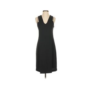Alexander Wang Black Sleeveless V-Neck Sheath Dress